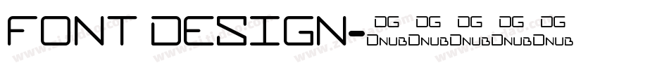 FONT DESIGN字体转换